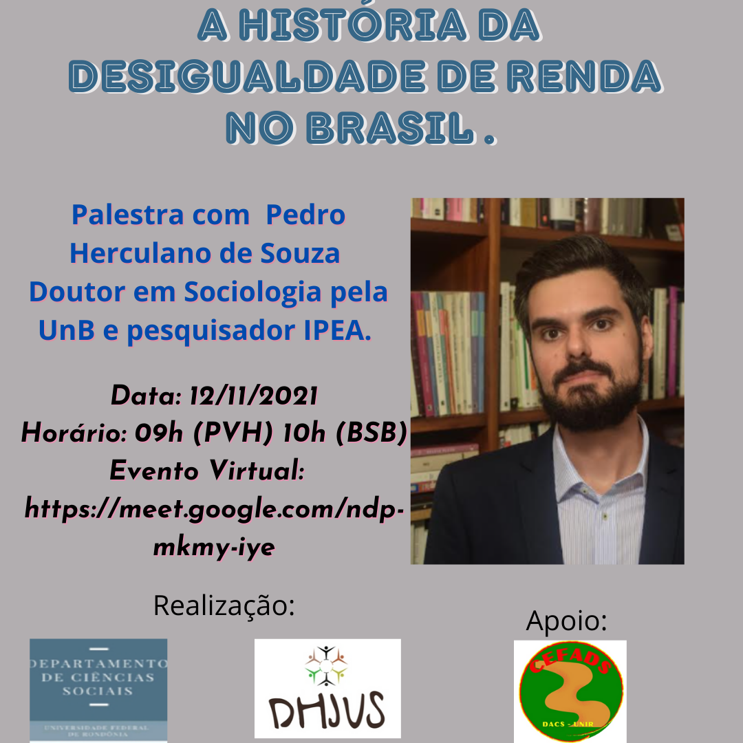 Palestra com Pedro Herculano de Souza